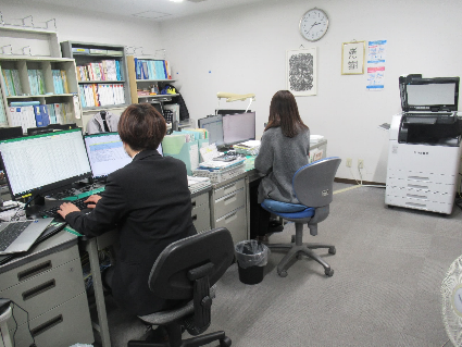 診療支援課（診療情報管理室）の様子